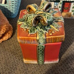 Small Christmas candy jar
